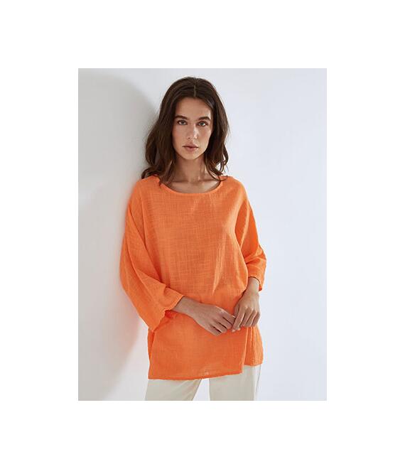 Μπλούζα βαμβακερή oversized SN7639.4161+7
