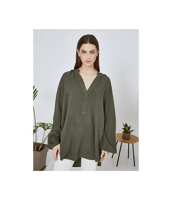 Μπλούζα oversized απο βισκόζη SN7743.4749+3