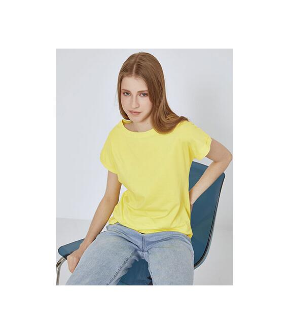 T-shirt με γυριστό μανίκι SN9423.4575+3