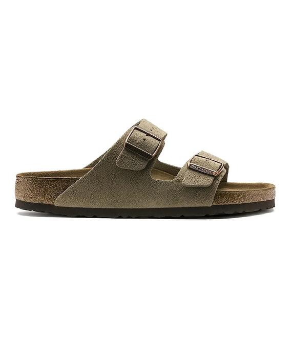 Παντόφλες σουέτ Birkenstock Arizona BS γυναικεία, χρώμα μπεζ 951303