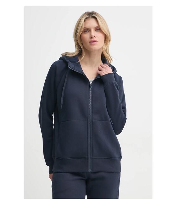 Μπλούζα G-Star Raw χρώμα: ναυτικό μπλε, με κουκούλα, D22727-C235