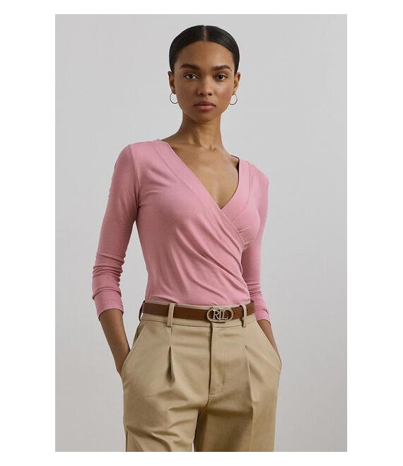 Μακρυμάνικο Lauren Ralph Lauren χρώμα: μπλε, 200824366