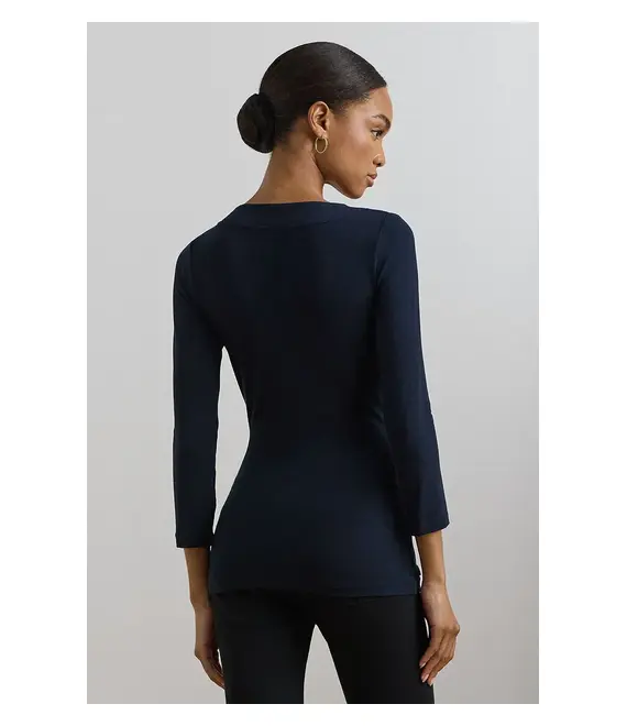 Μακρυμάνικο Lauren Ralph Lauren χρώμα: μπλε, 200824366