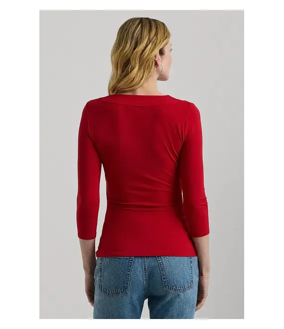 Μακρυμάνικο Lauren Ralph Lauren χρώμα: μπλε, 200824366