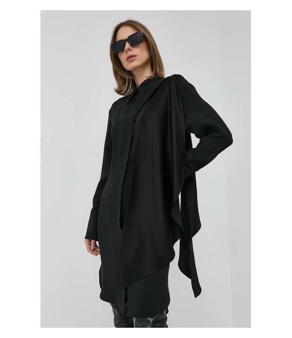 Φόρεμα Victoria Beckham χρώμα: μαύρο