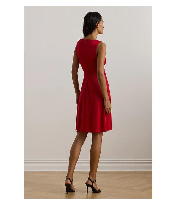 Φόρεμα Lauren Ralph Lauren χρώμα: κόκκινο