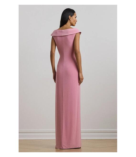 Φόρεμα Lauren Ralph Lauren χρώμα: μπεζ, 253863940