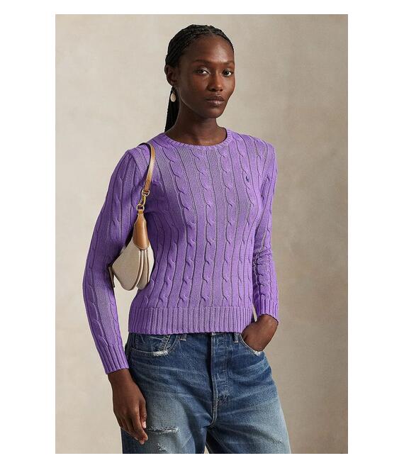 Βαμβακερό πουλόβερ Polo Ralph Lauren χρώμα: άσπρο, 211891640