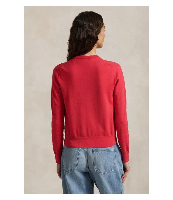 Πλεκτή ζακέτα Polo Ralph Lauren χρώμα: μπεζ, 211891672