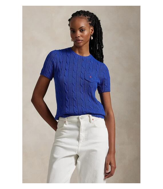 Βαμβακερό πουλόβερ Polo Ralph Lauren χρώμα: ροζ, 211895379