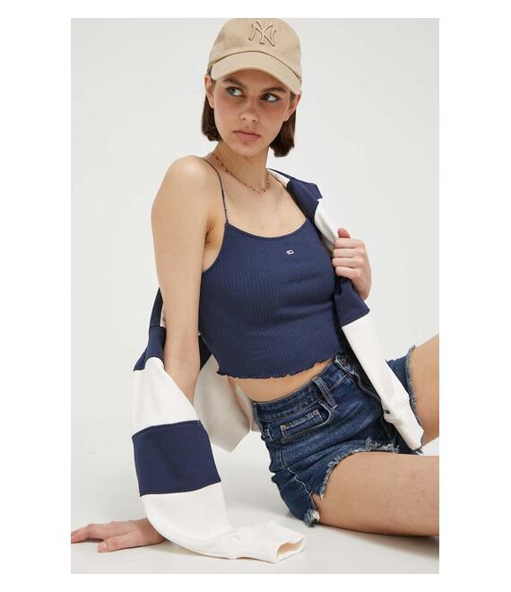 Τζιν σορτς Hollister Co. χρώμα: ναυτικό μπλε