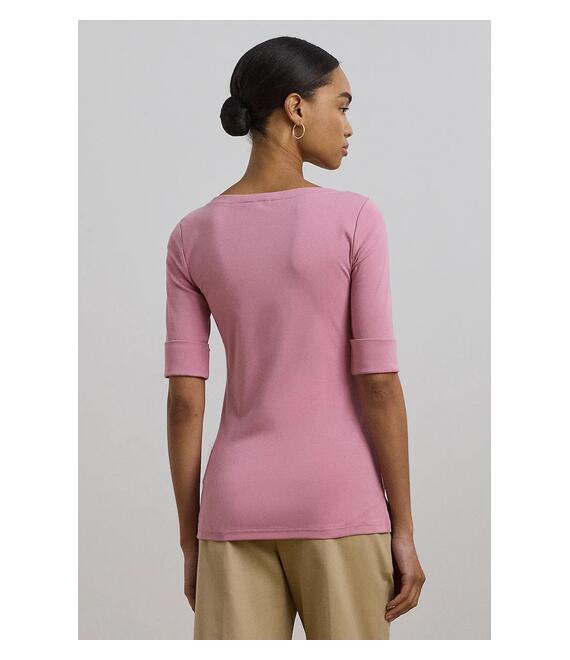 Μπλουζάκι Lauren Ralph Lauren χρώμα: πορτοκαλί, 200654963