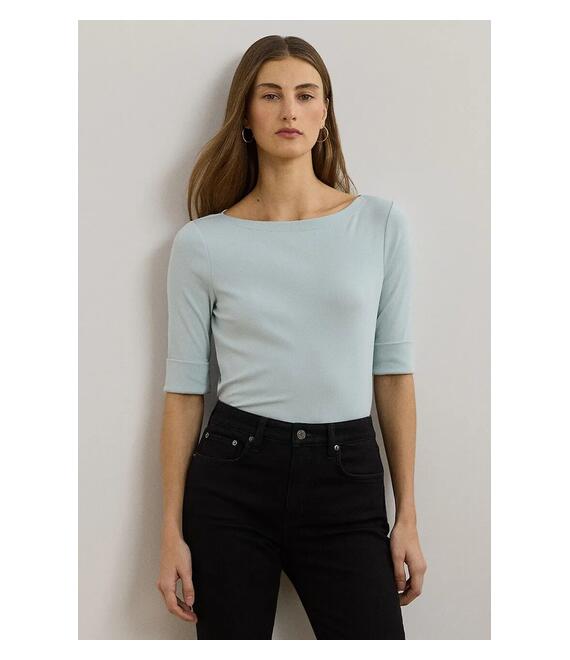 Μπλουζάκι Lauren Ralph Lauren χρώμα: πορτοκαλί, 200654963