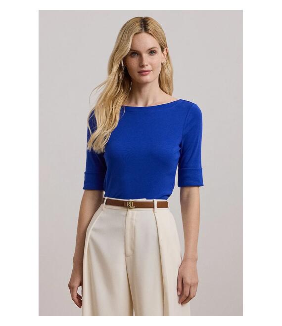 Μπλουζάκι Lauren Ralph Lauren χρώμα: μπλε, 200654963