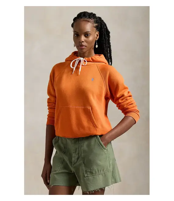 Μπλούζα Polo Ralph Lauren χρώμα: κόκκινο, με κουκούλα, 211943007