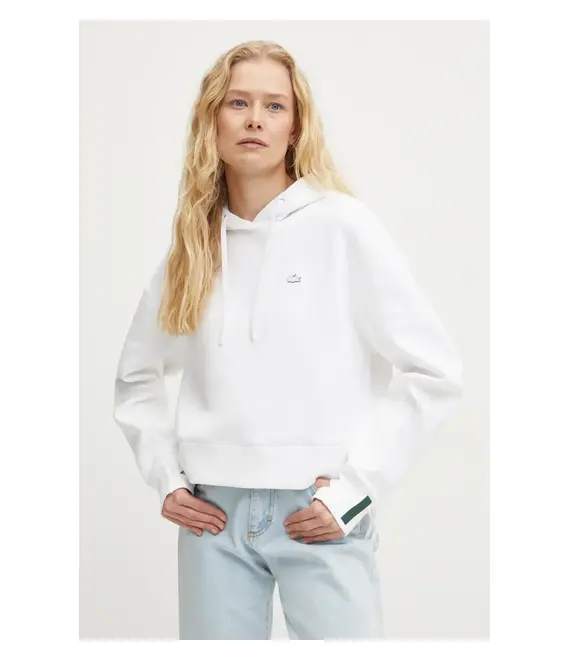 Μπλούζα Lacoste χρώμα: μπλε, με κουκούλα, SF0281