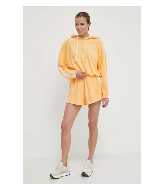 Μπλούζα Rip Curl χρώμα: πορτοκαλί, με κουκούλα