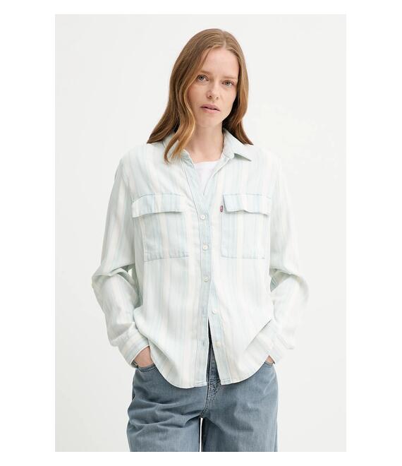 Πουκάμισο Levi's χρώμα: μπλε