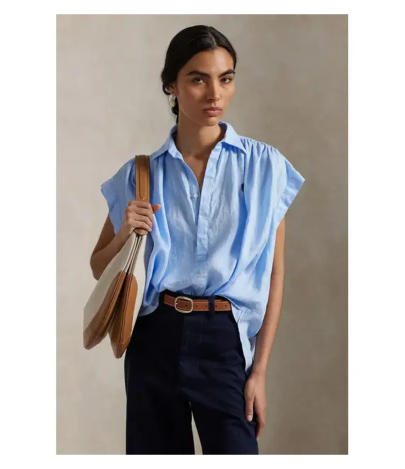 Λευκή μπλούζα Polo Ralph Lauren χρώμα: άσπρο, 211935131