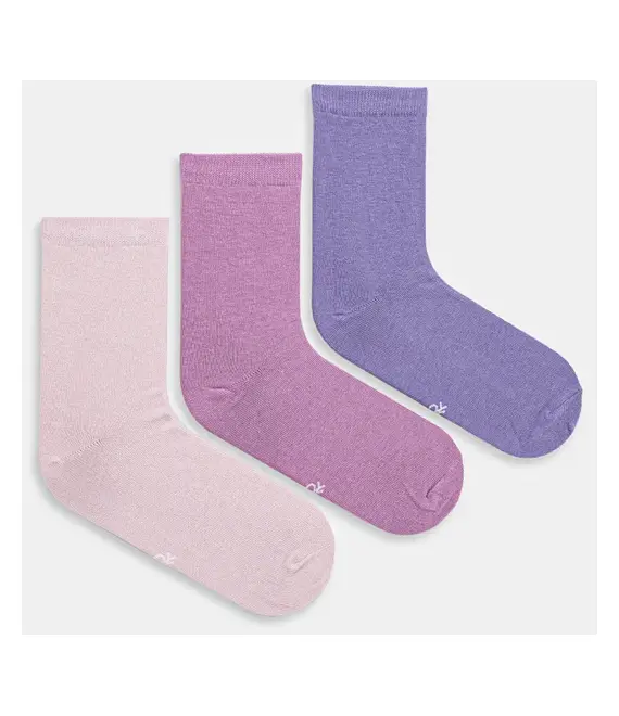 Κάλτσες United Colors of Benetton 3-pack χρώμα: πολύχρωμο, 6GRD2701M