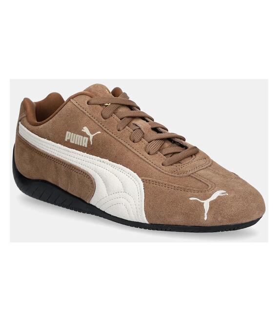 Σουέτ αθλητικά παπούτσια Puma Speedcat OG χρώμα: καφέ, 398846