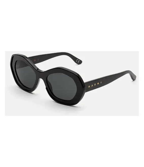 Γυαλιά ηλίου Marni Ulawun Vulcano Black χρώμα: μαύρο, EYMRN00024.001.J5B