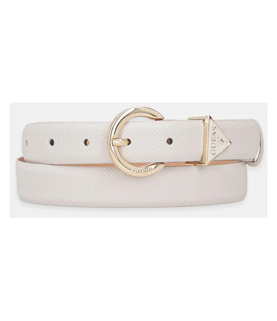 Ζώνη Guess NOELLE χρώμα: μπεζ, BW9071 P4125