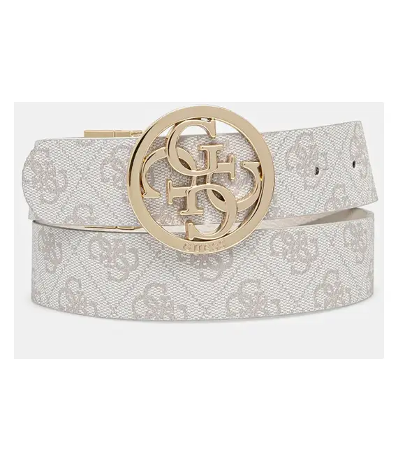 Αναστρέψιμη ζώνη Guess NOELLE χρώμα: μπεζ, BW9166 P4235
