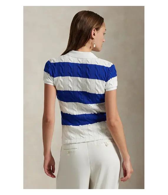Βαμβακερό πουλόβερ Polo Ralph Lauren χρώμα: άσπρο, 211943043