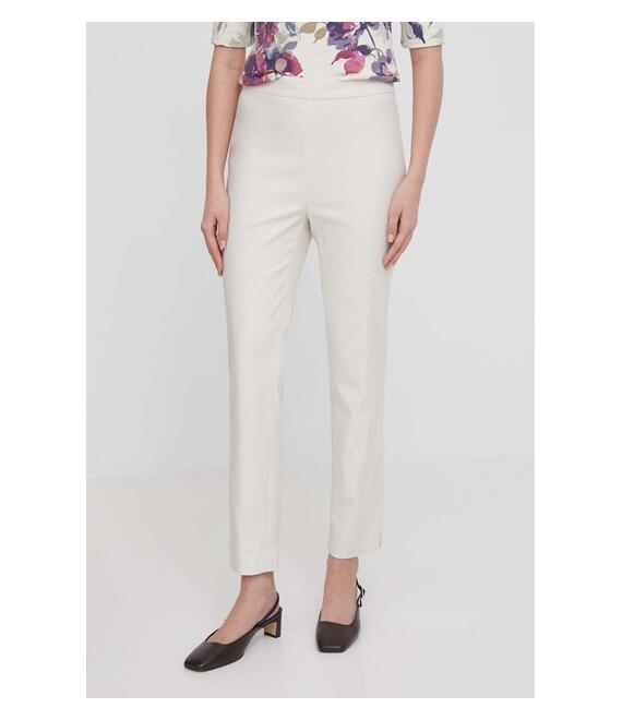 Παντελόνι Lauren Ralph Lauren χρώμα: μπεζ