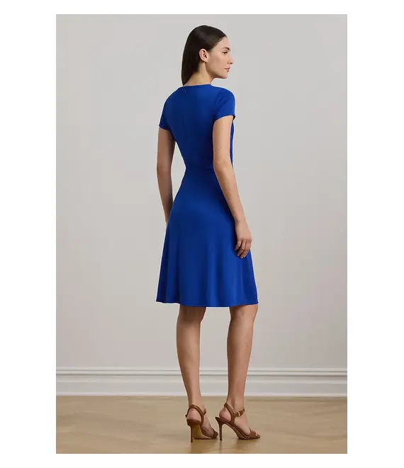 Φόρεμα Lauren Ralph Lauren χρώμα: μπλε