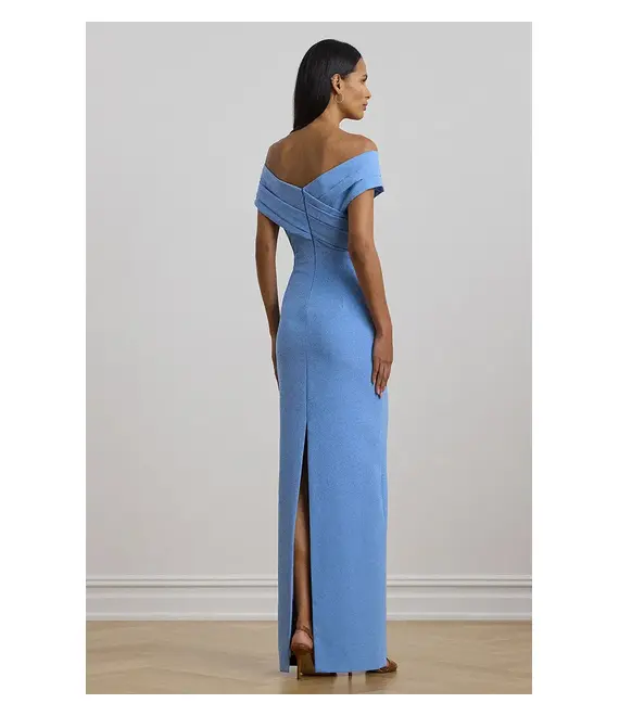 Φόρεμα Lauren Ralph Lauren χρώμα: μπλε, 253936391