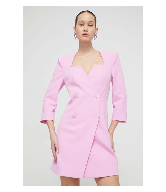 Φόρεμα Blugirl Blumarine χρώμα: ροζ