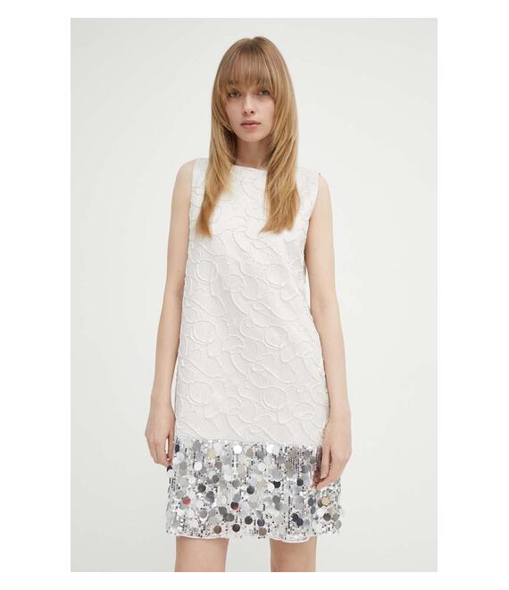 Φόρεμα Bruuns Bazaar BrugmansiaBBBeri dress χρώμα: μπεζ, BBW3973