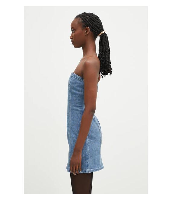 Φόρεμα τζιν Rotate Rhinestone Denim 1126361468