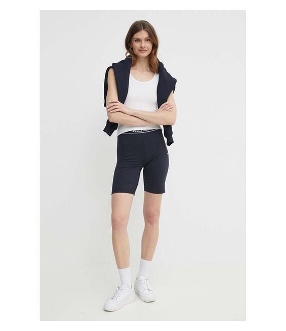 Σορτς Tommy Hilfiger χρώμα: ναυτικό μπλε, WW0WW41496