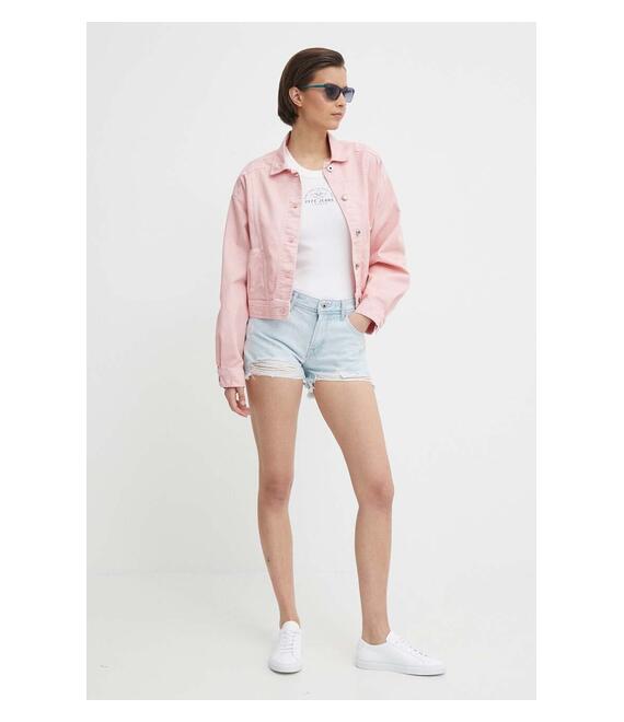 Τζιν σορτς Pepe Jeans RELAXED SHORT MW PL801110PF7