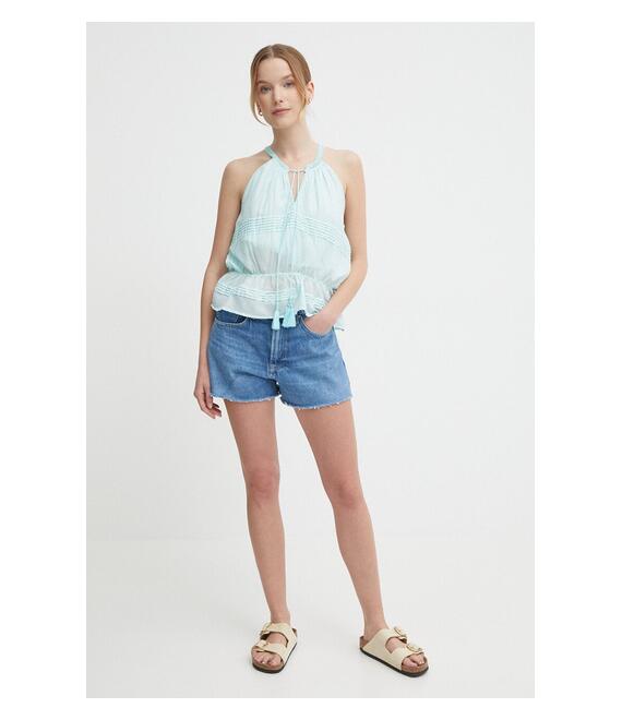 Τζιν σορτς Pepe Jeans A-LINE SHORT HW A-LINE SHORT HW PL801111MP1 PL801111MP1