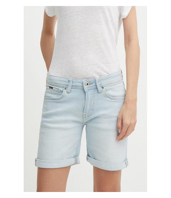 Τζιν σορτς Pepe Jeans SLIM SHORT MW SLIM SHORT MW PL801120RH6 PL801120RH6