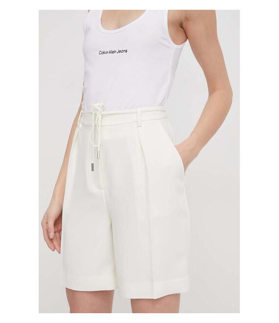 Σορτς Calvin Klein χρώμα: μπεζ