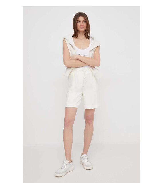 Σορτς Calvin Klein χρώμα: μπεζ