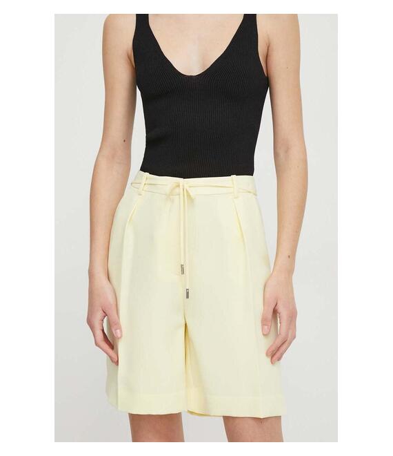Σορτς Calvin Klein χρώμα: κίτρινο
