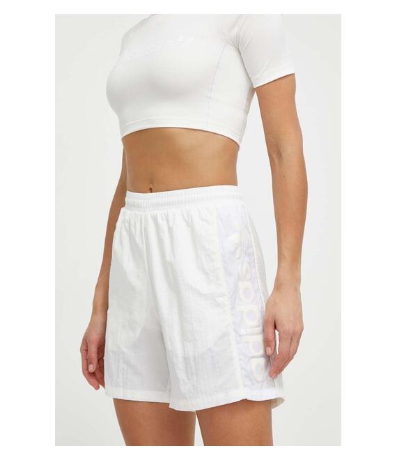 Σορτς adidas Originals χρώμα: άσπρο, IR5283