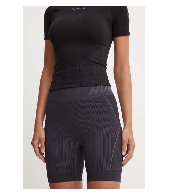 Σορτς προπόνησης Hummel Christel χρώμα: καφέ, 213755