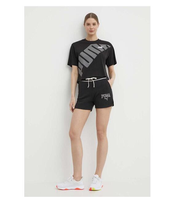 Σορτς Puma SQUAD χρώμα: μαύρο, 678704
