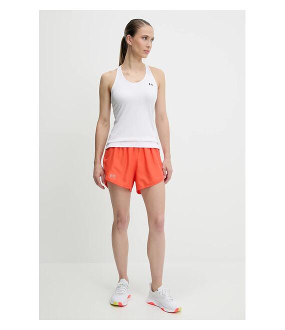 Σορτς τρεξίματος Under Armour Fly By χρώμα: κίτρινο