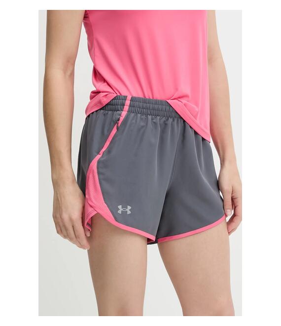 Σορτς τρεξίματος Under Armour Fly By χρώμα: κίτρινο