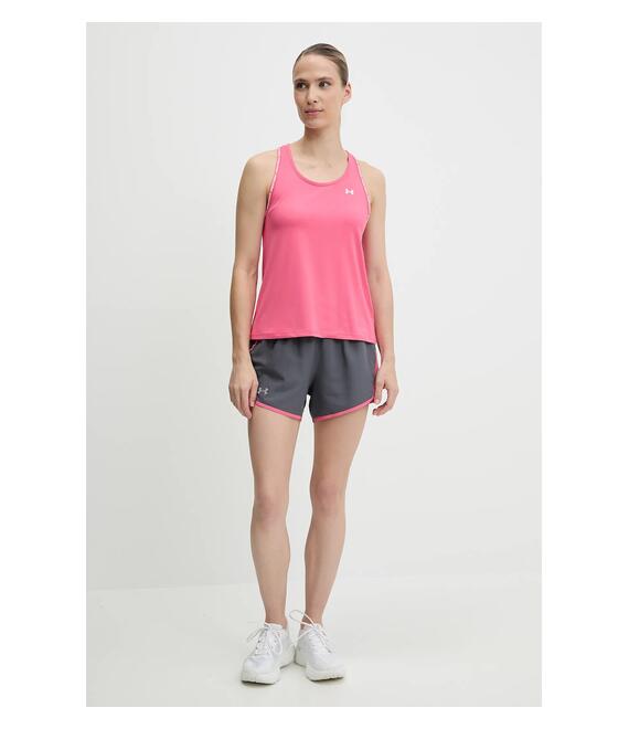 Σορτς τρεξίματος Under Armour Fly By χρώμα: κίτρινο