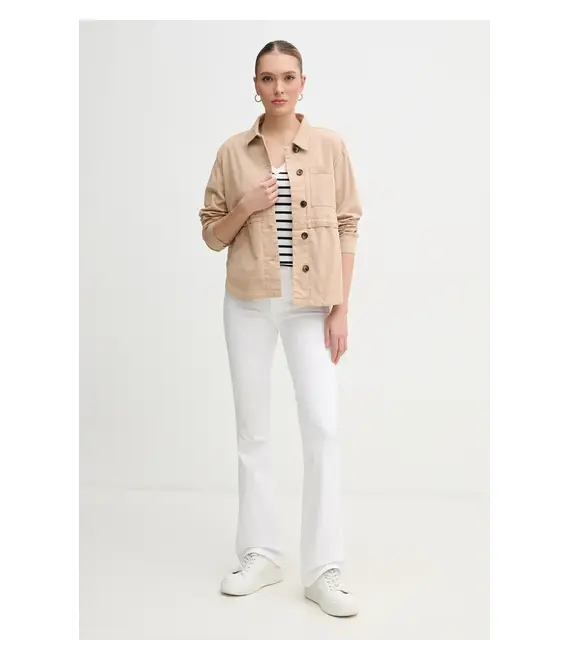 Βαμβακερό μπλουζάκι Tommy Hilfiger γυναικείο, χρώμα: μπλε, WW0WW40584