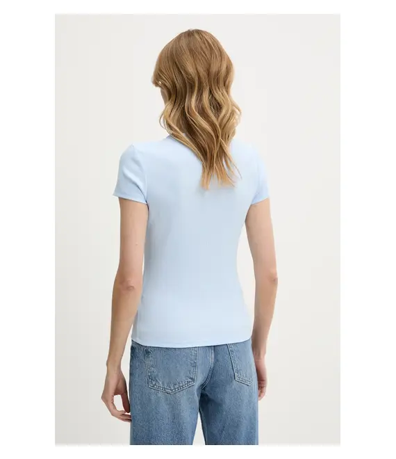 Μπλουζάκι Tommy Jeans χρώμα: μπλε, DW0DW17383